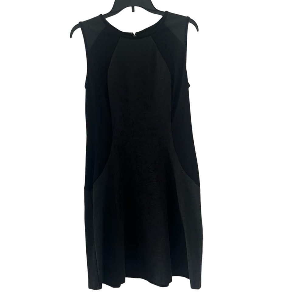 Michael Michael Kors Black Grey Colorblock‎ Sleeveless Sheath Dress Size 10
